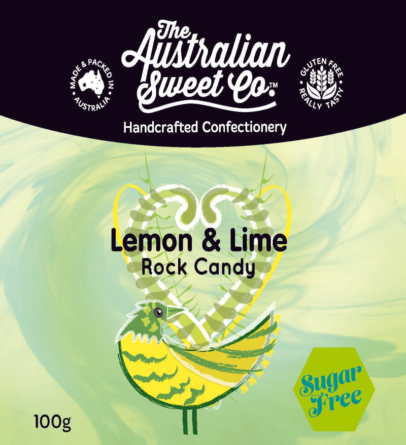 Lemon and Lime Sugarfree Rock Candy