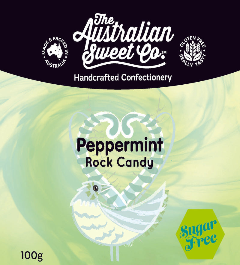 Peppermint Sugarfree Rock Candy