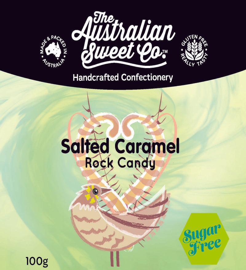 Salted Caramel Sugarfree Rock Candy