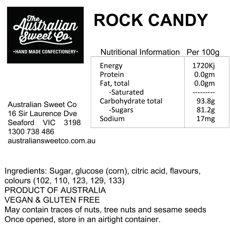 Lemon/Lime Rock Candy